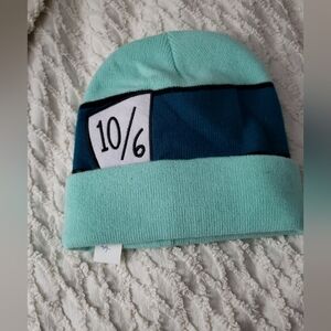 Disney Teal and Blue Mad Hatter Beanie